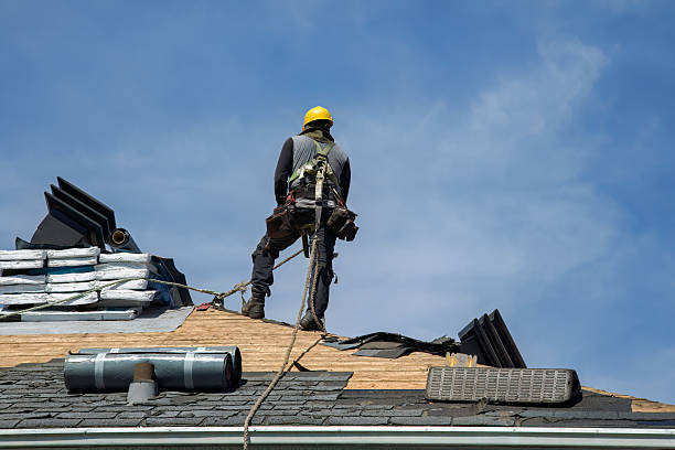 Professional Roof Replacement technician working in Rickreall, OR
